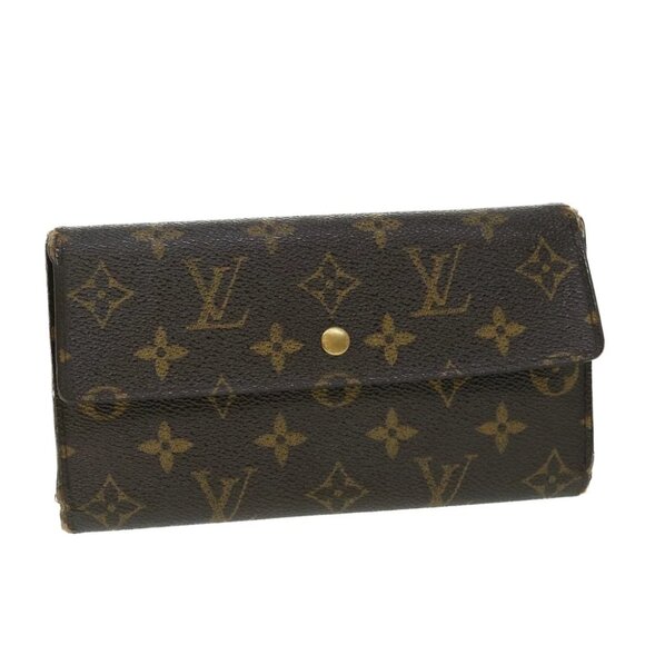 LOUIS VUITTON Monogram Porte Tresol International Wallet M61215 LV Auth 52466 - Picture 1 of 14